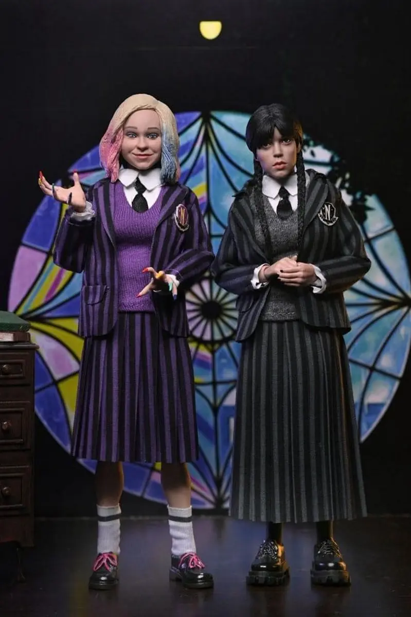 Wednesday Action Figures 2 Pack Wednesday Addams (Nevermore Uniform) and Enid 20