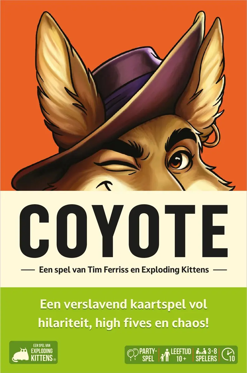 Exploding Kittens Coyote Kaartspel - 3-8 Spelers