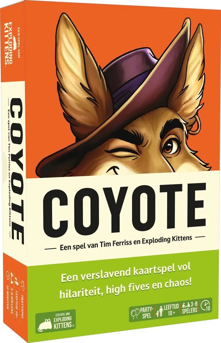 Exploding Kittens Coyote Kaartspel