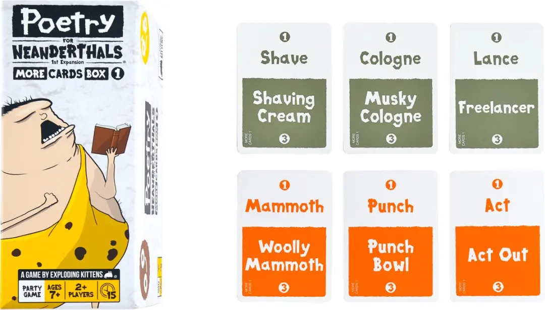 Exploding Kittens Poetry for Neanderthals Uitbreiding EKG-PN02