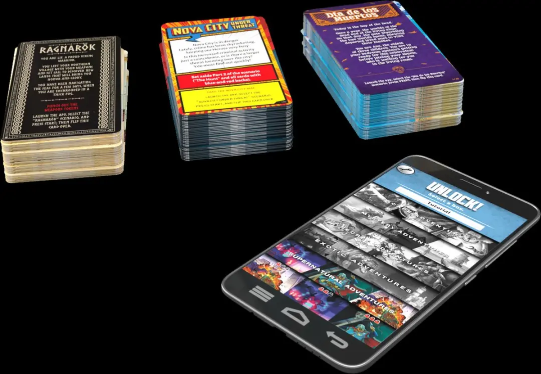 Space Cowboys Unlock! Bovennatuurlijke Avonturen Kaartspel SPC13-012 - 1-6 Spelers
