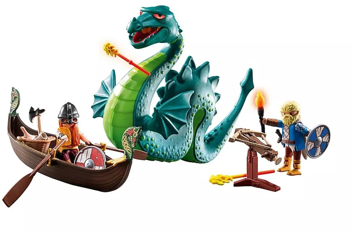 Playmobil History Vikingen Zeemonster 71830 - Multicolor
