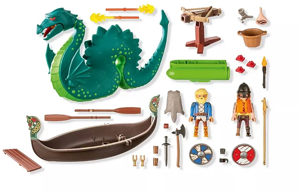 Playmobil History Vikingen Zeemonster 71830 - Multicolor