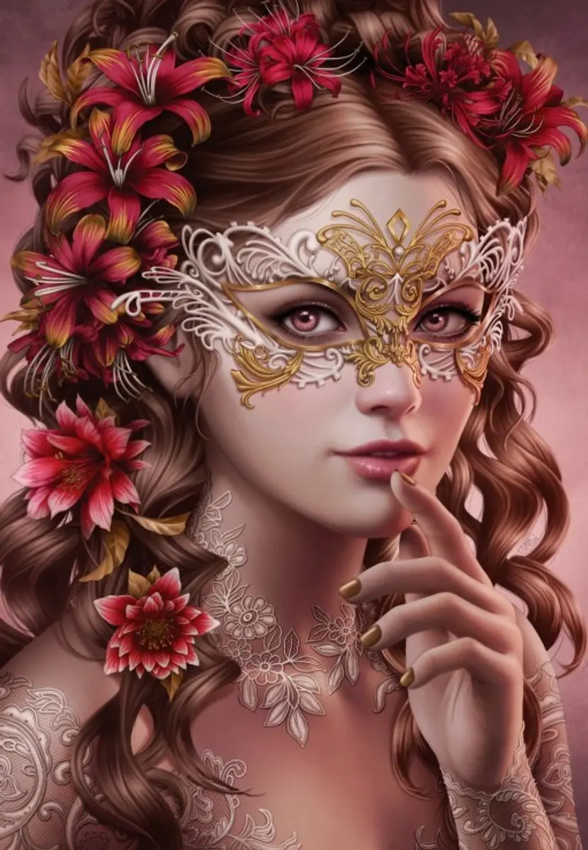 Grafika puzzel Masquerade