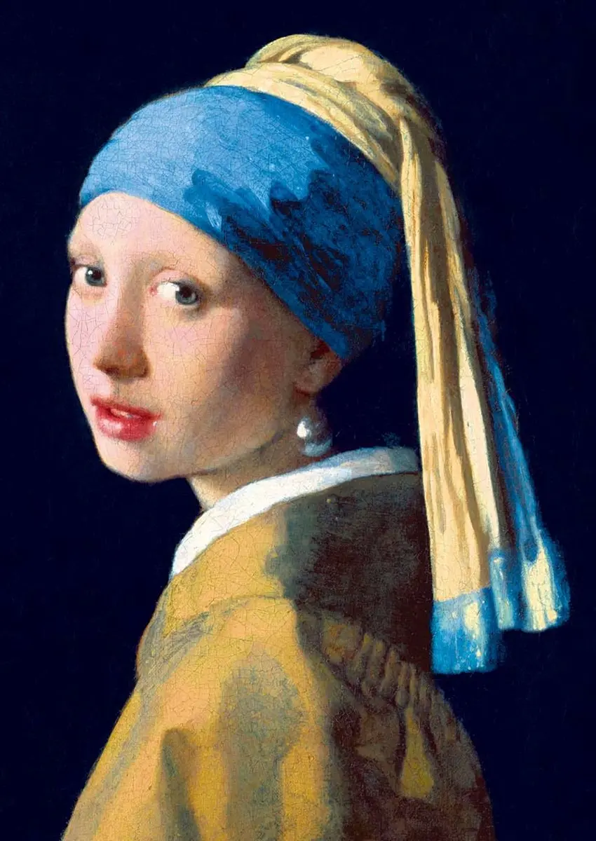 Bluebird Puzzle legpuzzel Vermeer Meisje met de parel 1000 stukjes kunst.