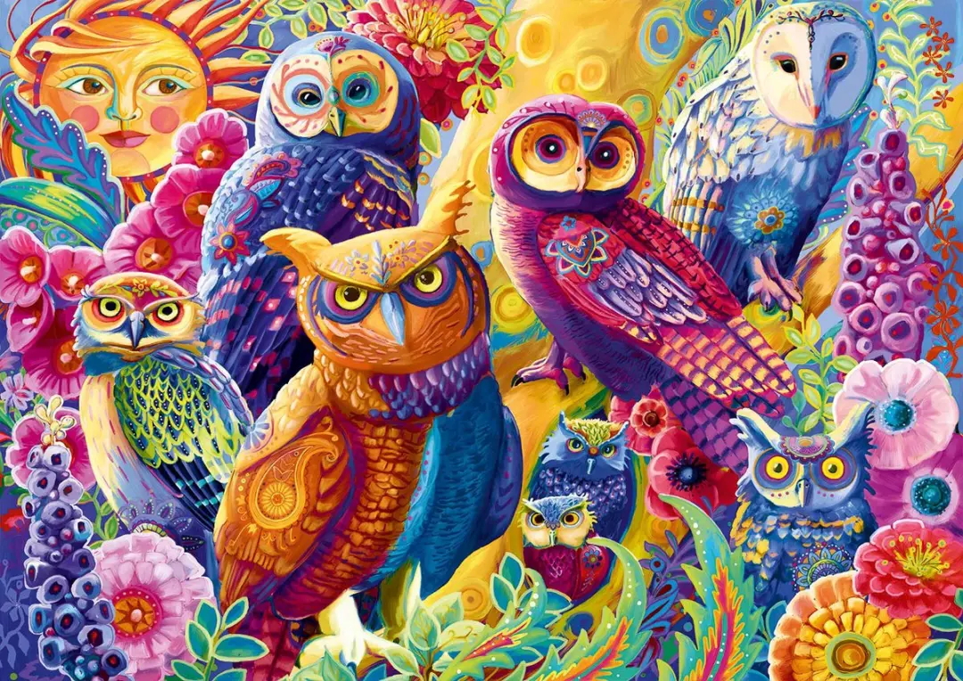 Bluebird Puzzle Owl Autonomy 2000 Stuks - Meerkleurig