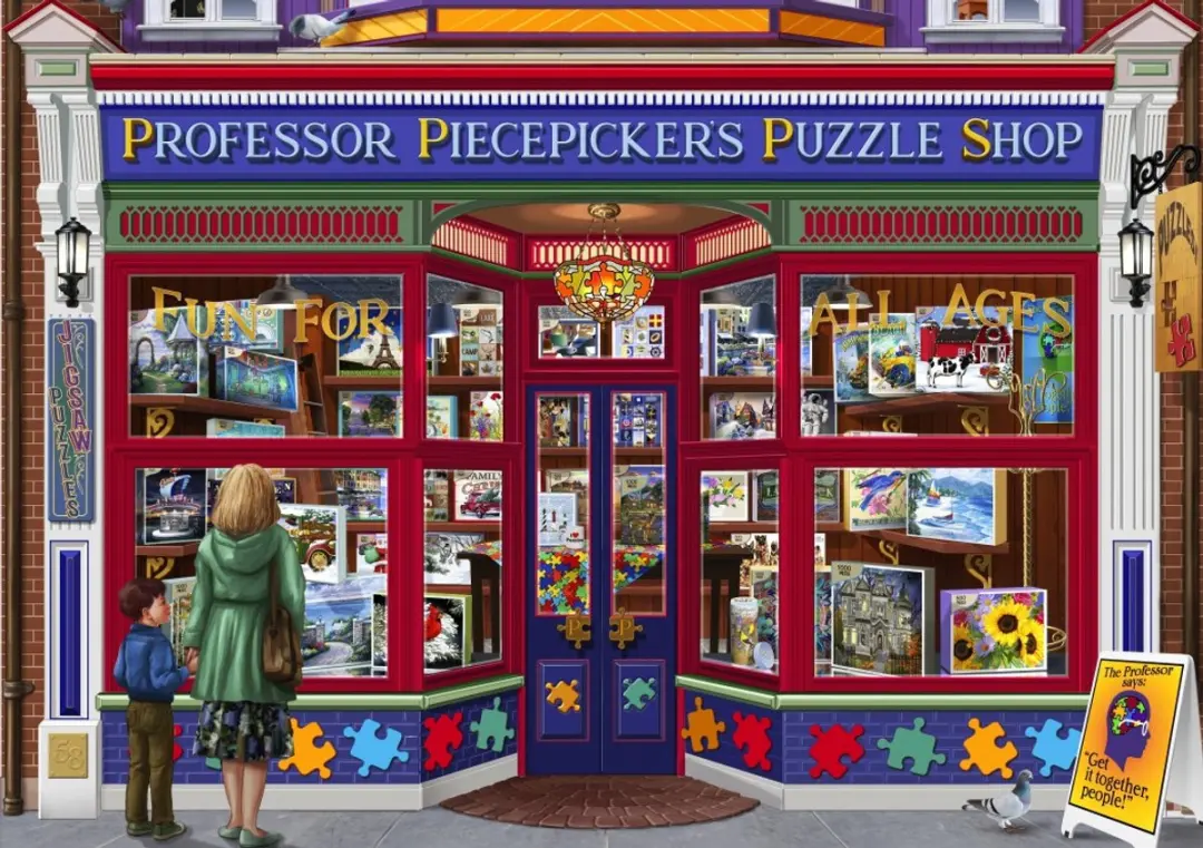 Bluebird Puzzle legpuzzel Professor Puzzles