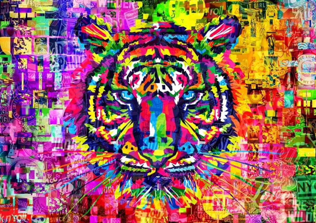 Bluebird Puzzle legpuzzel Wonderful Tiger