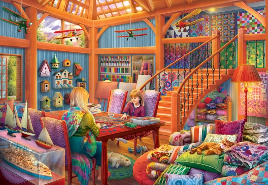 Bluebird Puzzle legpuzzel Hobby Room