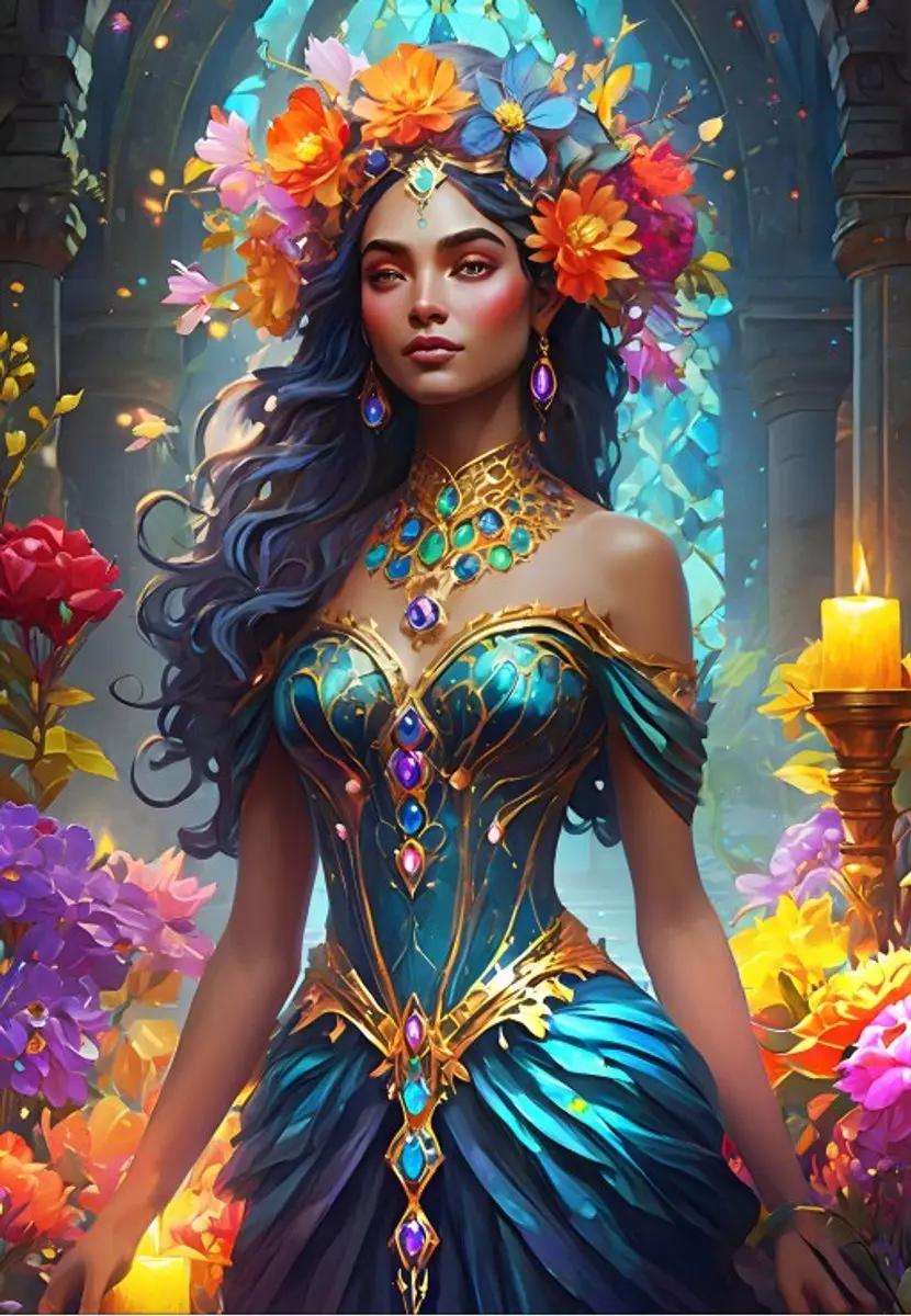 Bluebird Puzzle legpuzzel The Flower Goddess