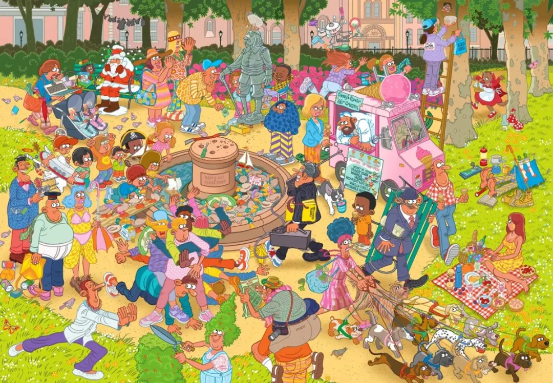 Bluebird Puzzle legpuzzel Chuckle Park