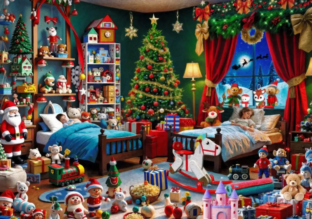 Bluebird Puzzle kerst puzzel 2000 stukjes