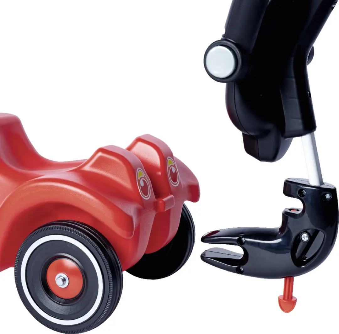 BIG Premium Duwstang Bobby Car - Wit/Zwart