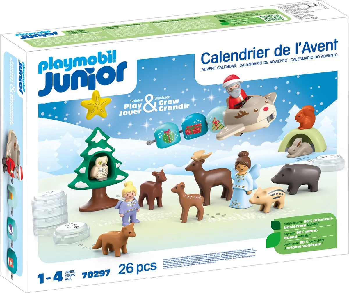 Playmobil Adventskalender Junior Witte Kerst 70297