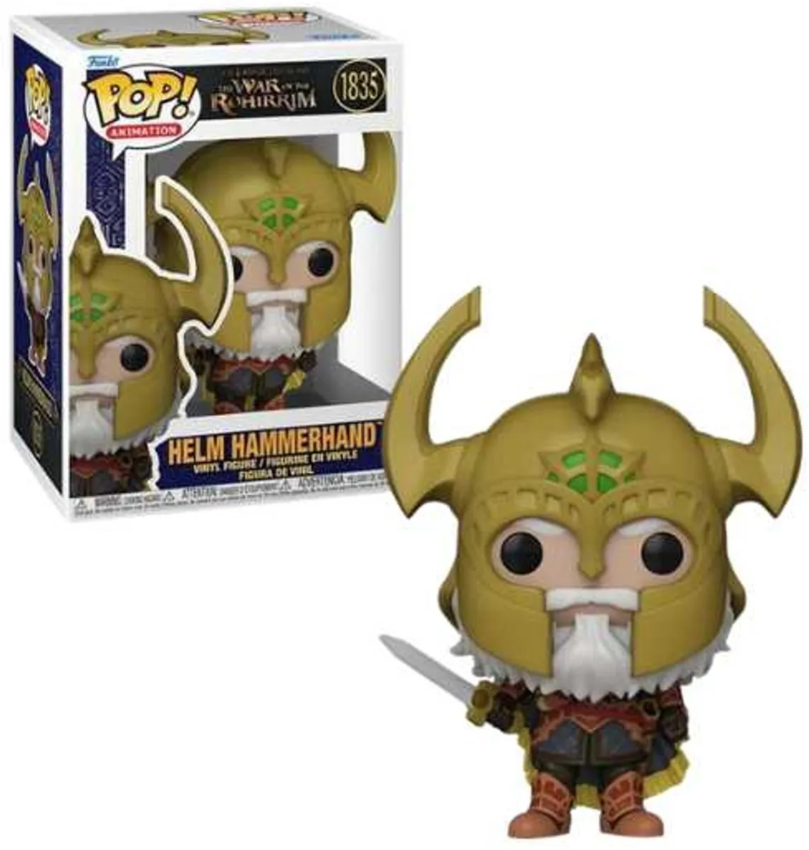 Funko Pop! The Lord of the Rings Helm Hammerhand #1835 - Multicolor