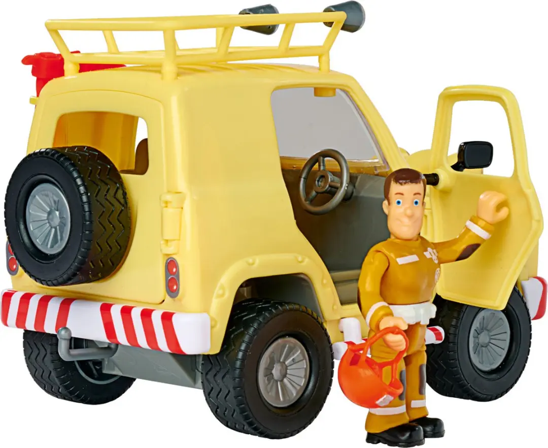 Simba Brandweerman Sam Mountain 4x4 Speelgoedvoertuig Rood - MPN 109252511038 - afbeelding 3 van 6