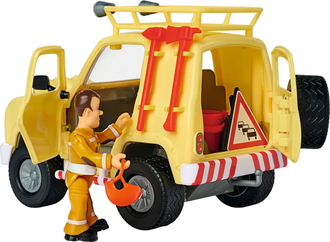 Simba Brandweerman Sam Mountain 4x4 Speelgoedvoertuig Rood - MPN 109252511038 - afbeelding 2 van 6