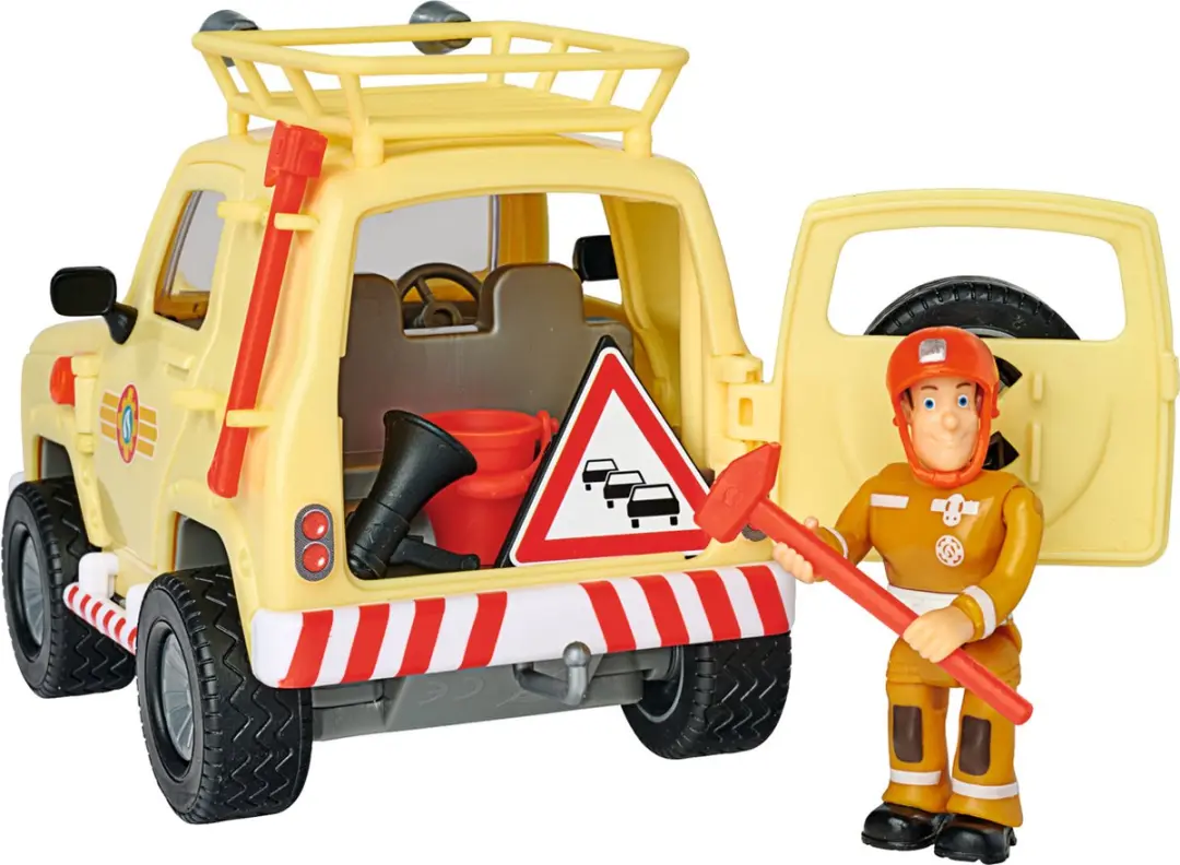 Simba Brandweerman Sam Mountain 4x4 Speelgoedvoertuig Rood - MPN 109252511038 - afbeelding 6 van 6