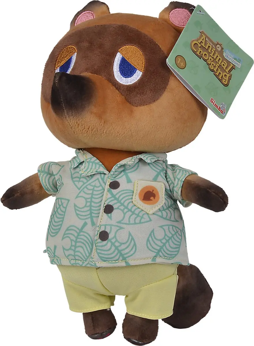 Simba Animal Crossing Tom Nook Pluche - 26cm - afbeelding 3 van 3