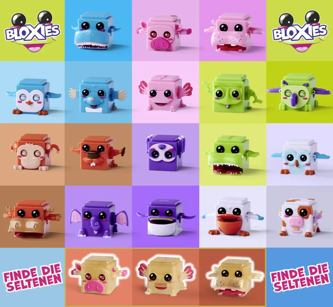 Simba Bloxies Wave 1 Verzamelfiguren 105952625 - 7 Kleuren - afbeelding 2 van 6