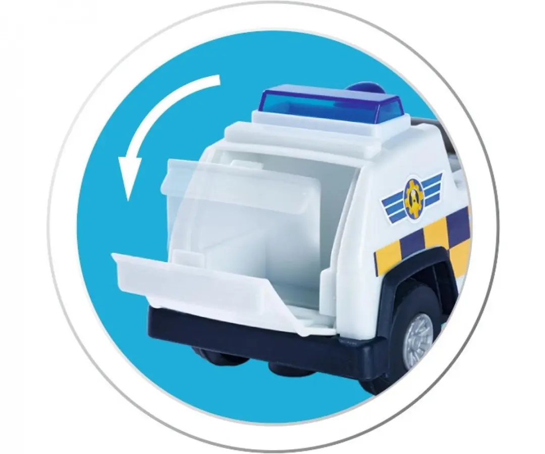 Simba Brandweerman Sam Politie 4x4 Jeep - Bont - MPN 109252508 - afbeelding 3 van 6