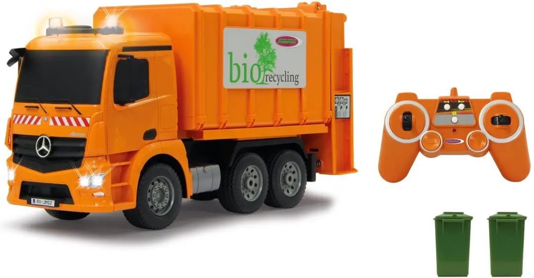 Jamara RC Vuilniswagen Mercedes-Benz Antos 405079 - 1:20 - 2,4GHz - Oranje - afbeelding 6 van 6