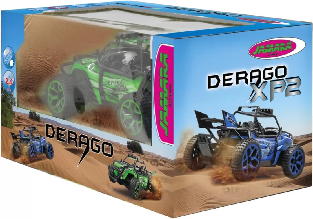 Jamara Derago XP1 4WD RC Auto 1:18 - Groen