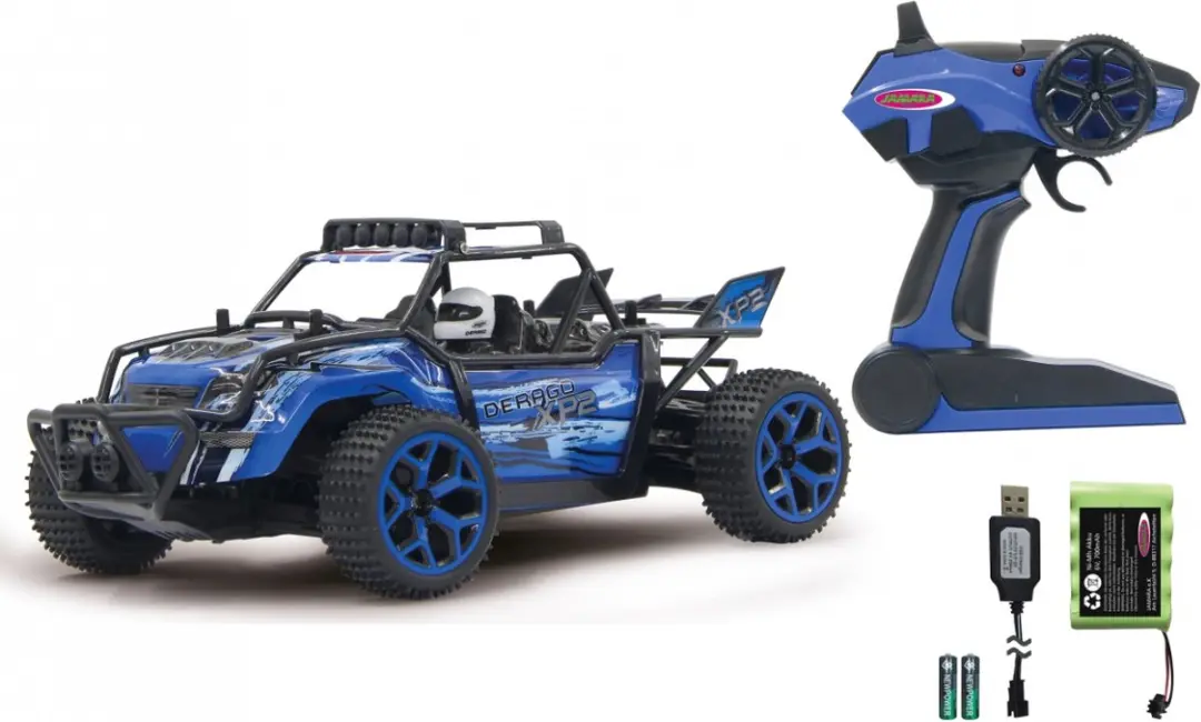 Jamara Derago XP1 4WD RC Auto 1:18 - Blauw - 2,4 GHz