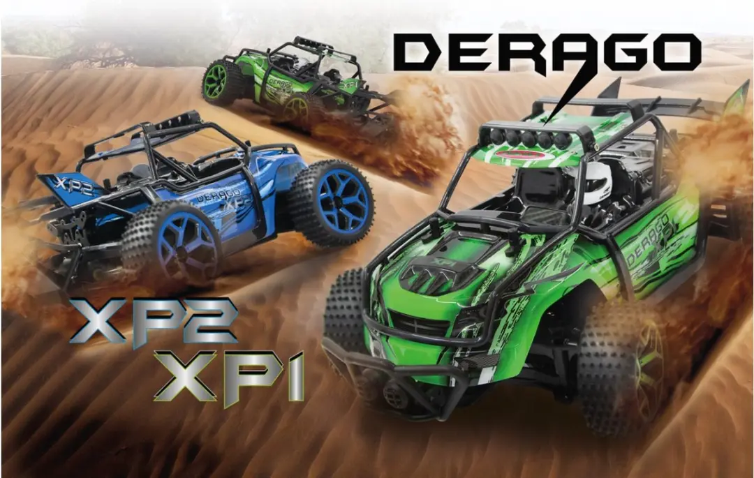 Jamara Derago XP1 4WD RC Auto 1:18 - Blauw - 2,4 GHz - afbeelding 6 van 6