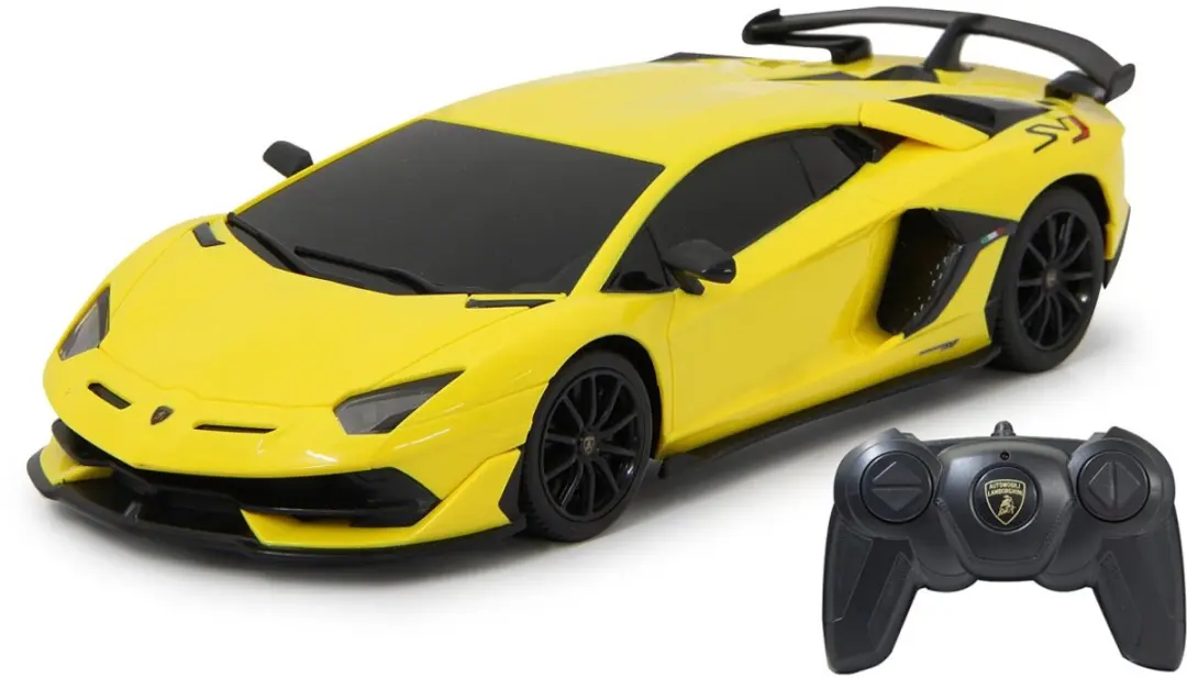 Jamara Lamborghini Aventador SVJ RC Auto 1:24 - Geel - 2,4GHz - afbeelding 2 van 6