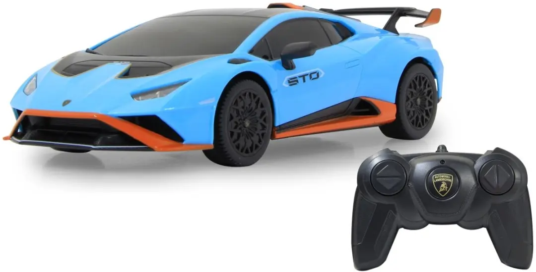 Jamara Lamborghini Huracán STO RC Auto 1:24 - Blauw - afbeelding 6 van 6