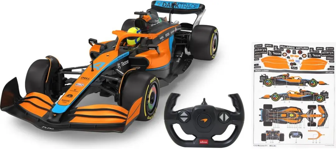 Jamara RC F1 McLaren MCL36 1:12 - 2,4GHz - Oranje - afbeelding 4 van 6