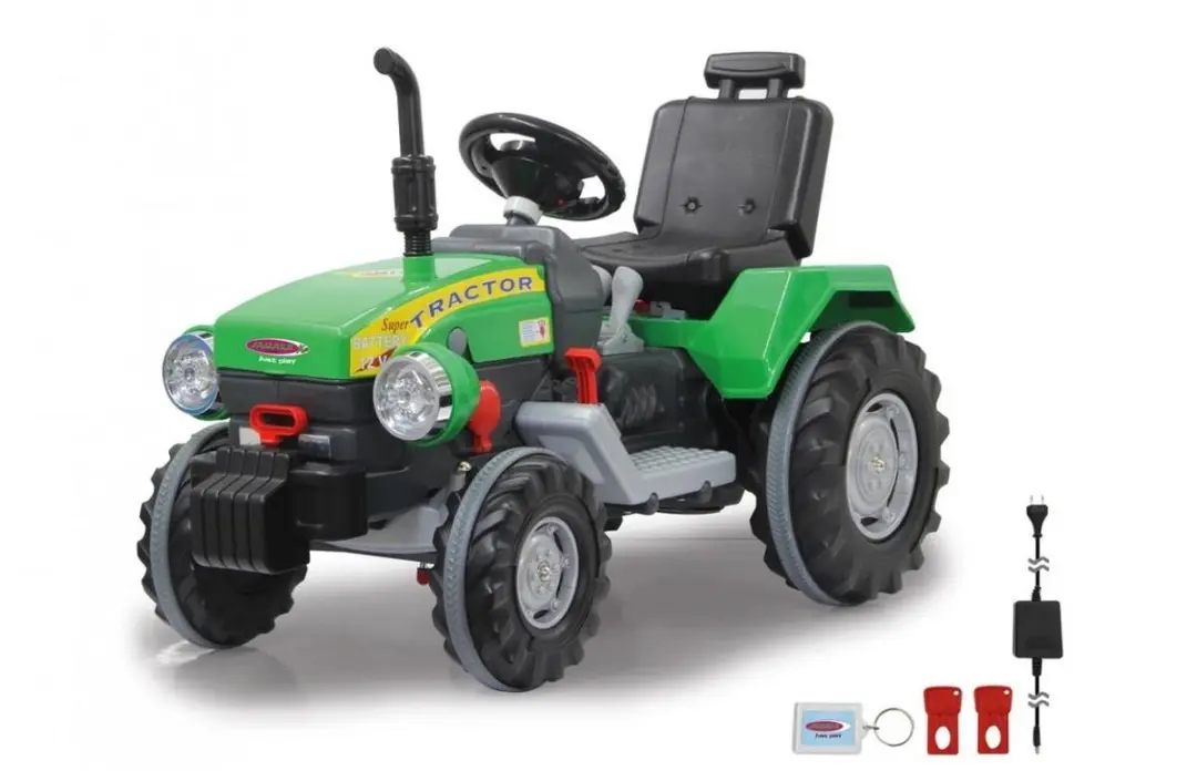 Jamara 36011601 Elektrische Kindertractor 12V - Groen - afbeelding 4 van 6