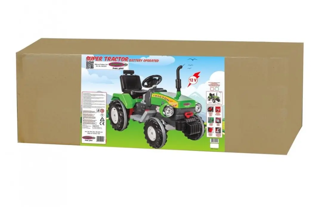 Jamara 36011601 Elektrische Kindertractor 12V - Groen - afbeelding 3 van 6