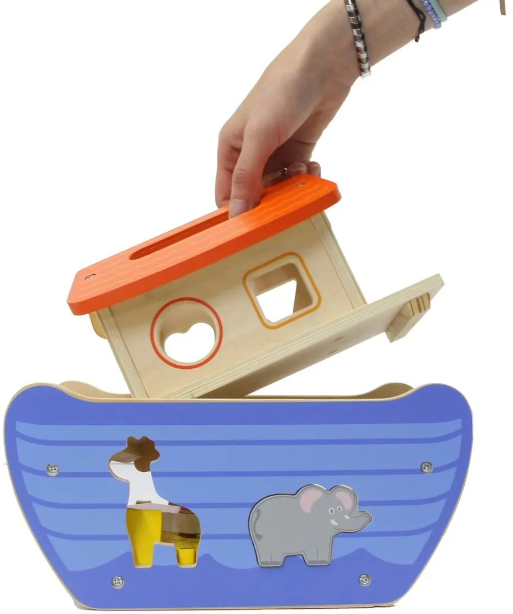 Jamara Kidiwood Noah's Ark Vormensorteerder 13-delig - Multicolor