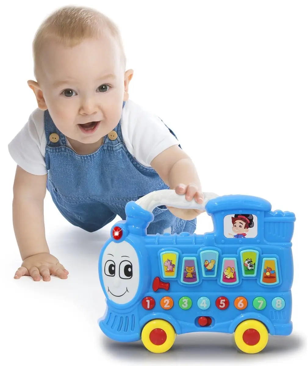 Jamara Muzieklocomotief Tschu Tschu - Blauw - afbeelding 2 van 4