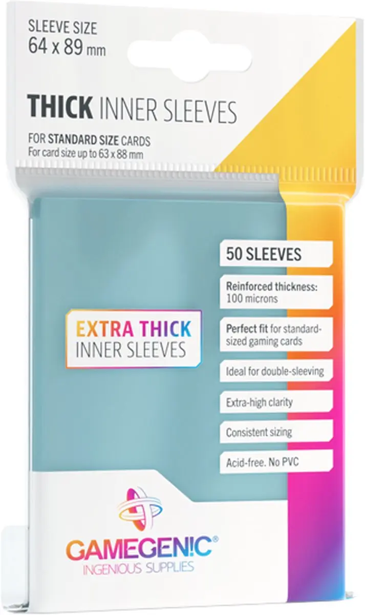 Gamegenic Thick Inner Sleeves