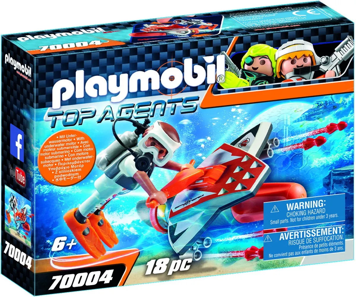 Playmobil Spy Team Onderwaterjet 70004