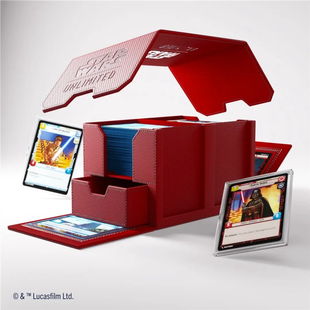 Gamegenic Star Wars Unlimited Double Deck Pod Red - Accessoires