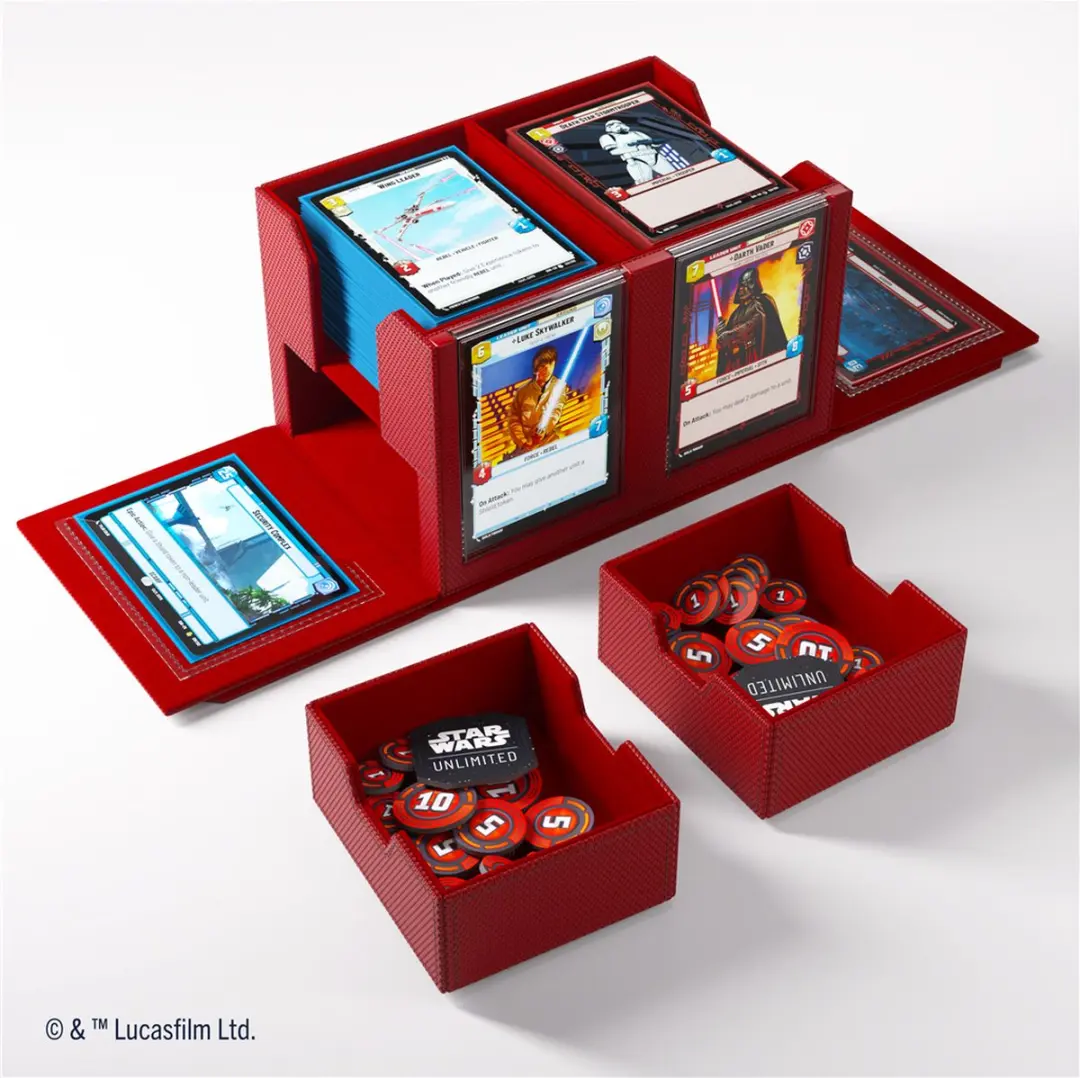 Gamegenic Star Wars Unlimited Double Deck Pod Red - Accessoires