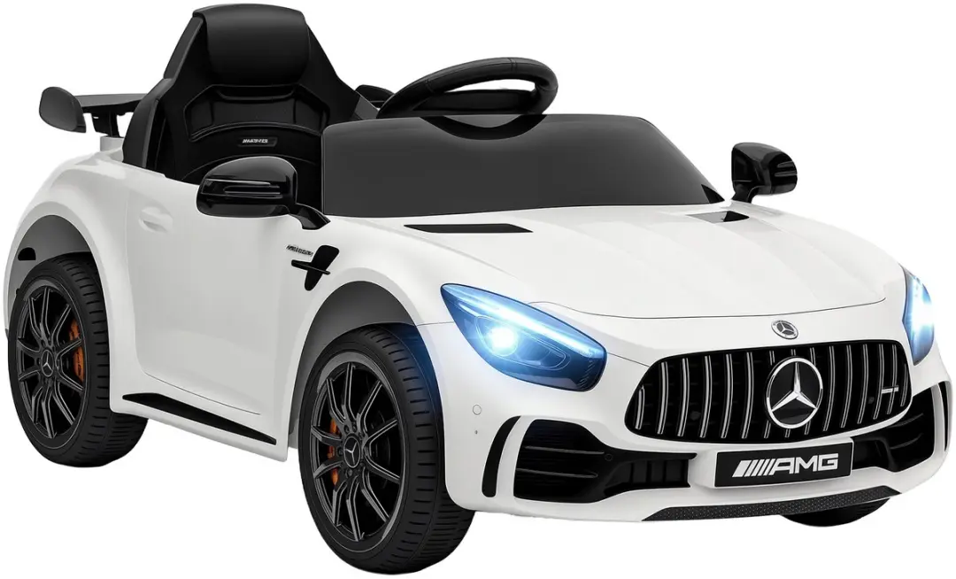 AIYAPLAY Elektrische kinderauto Kunststof, Metaal 108L x 67B x 46H cm Wit