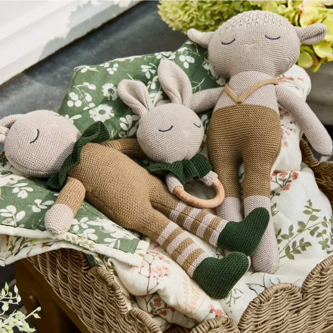 Loberon Speelring Cuddlecloud - Beige/Groen