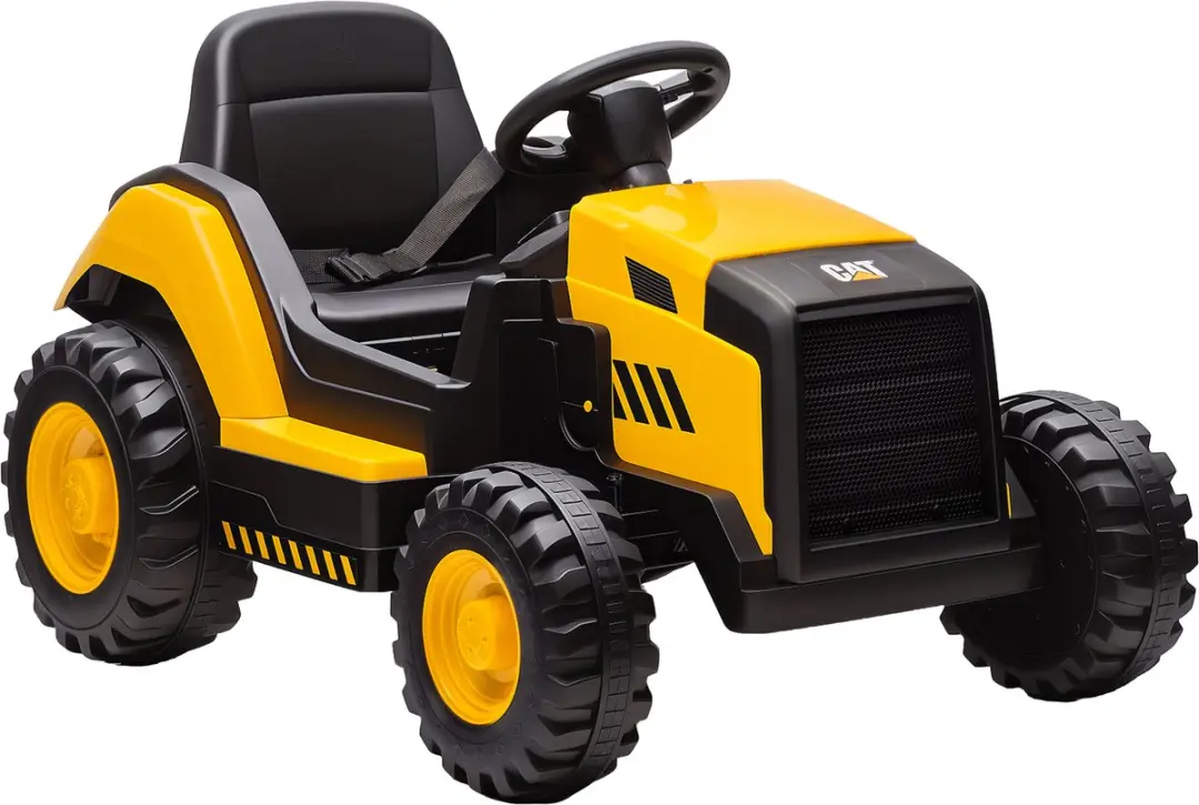 Aiyaplay Electric Ride-on Construction Car-Kunststof, Staal-100L x 63B x 56H cm-
