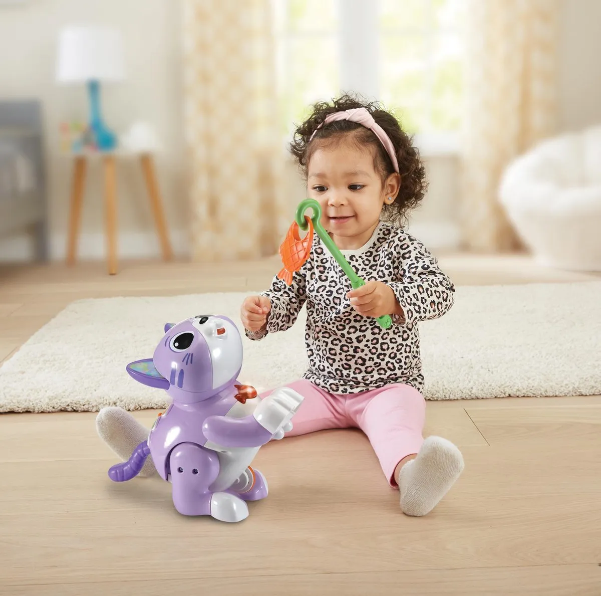 VTech Speel met mij Kitten 80-539223 - Educatief Speelgoed - 1,5-3 Jaar - Paars