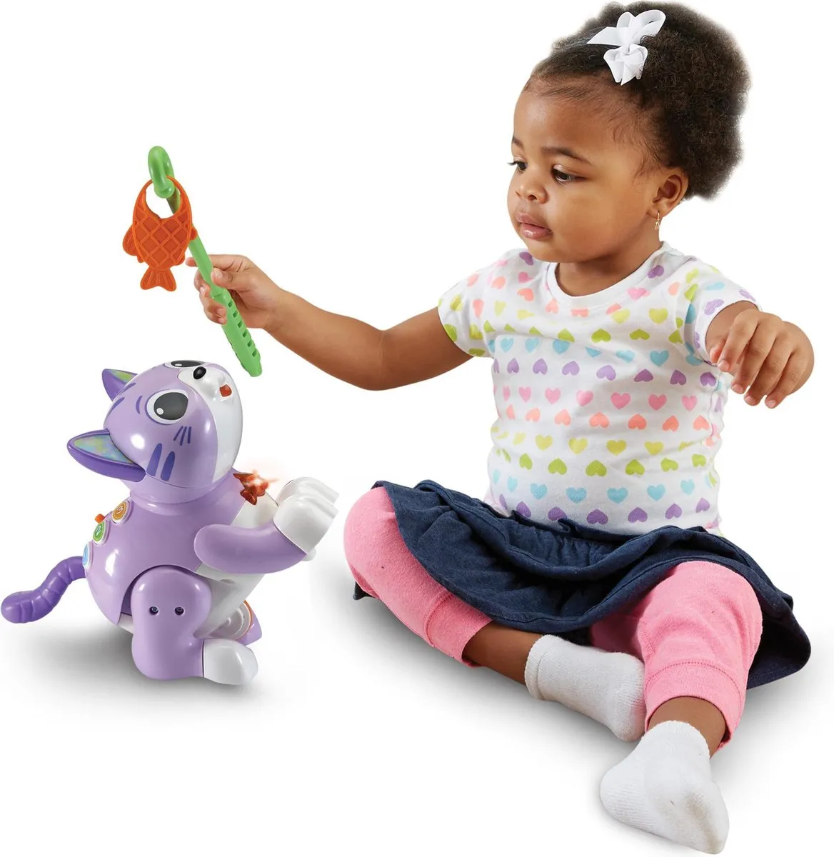 VTech Speel met mij Kitten 80-539223 - Educatief Speelgoed - 1,5-3 Jaar - Paars