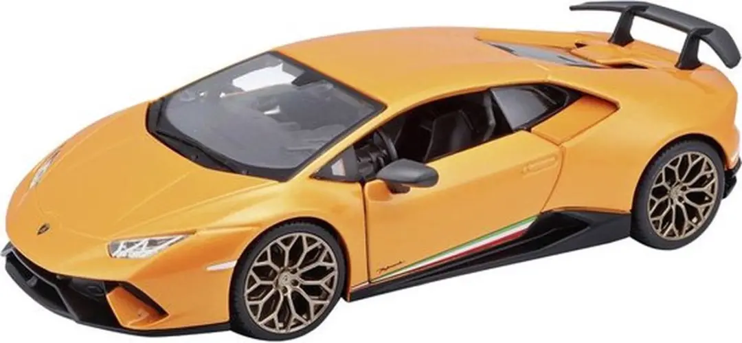 Bburago Lamborghini Huracán Performante 1:24 - Geel - afbeelding 4 van 6