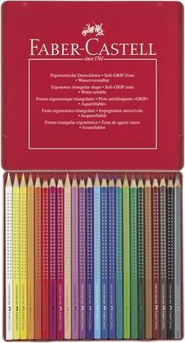 Faber-Castell Colour Grip FC-112423 Kleurpotloden - 24 Stuks