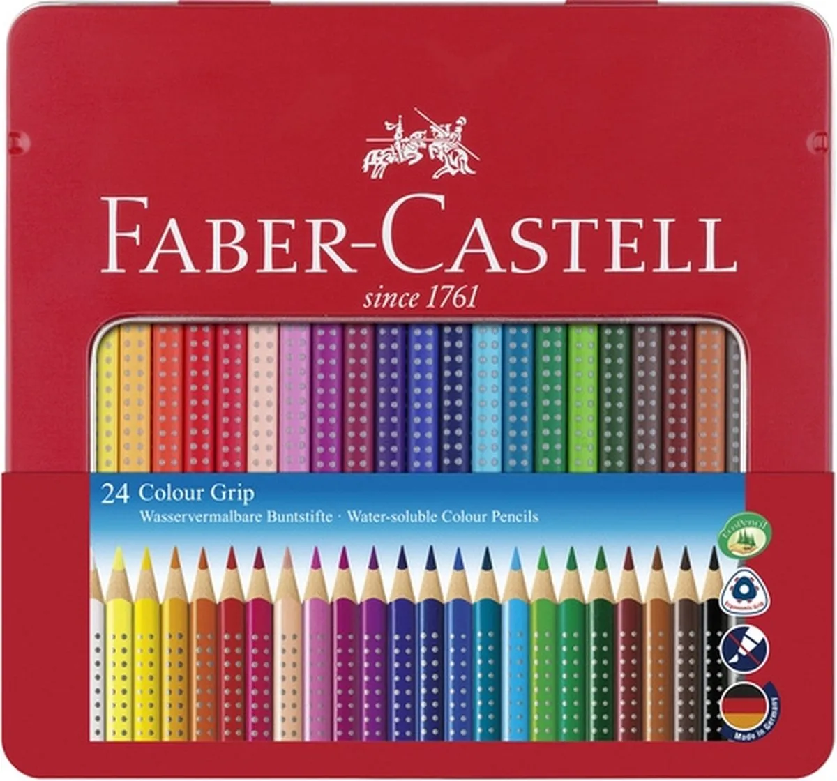 Faber-Castell Colour Grip FC-112423 Kleurpotloden - 24 Stuks