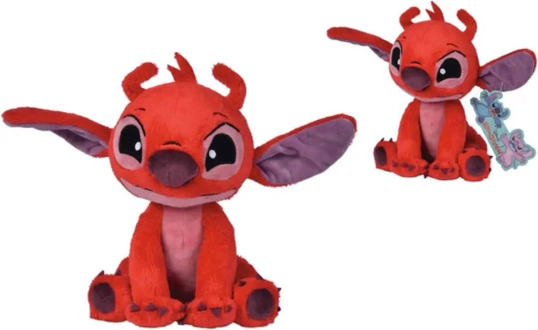 Simba Disney Lilo & Stitch Leroy Pluche - 50cm - Rood