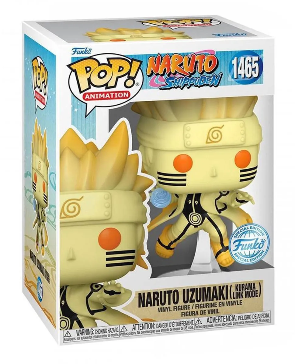 Funko Pop! Naruto Uzumaki Kurama Link Mode #1465 - Multi